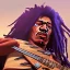 Placeholder: a realistic picture of Jimi Hendrix with dreadlocks