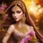 Placeholder: arabian fairy, beautiful portrait, flowery landscape