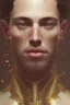 Placeholder: male, cute, brown hair, brown eyes, freckles,, head and shoulders portrait, 8k resolution concept art portrait by Greg Rutkowski, Artgerm, WLOP, Alphonse Mucha dynamic lighting hyperdetailed intricately detailed Splash art trending on Artstation triadic colors