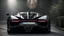 Placeholder: Batmobile bugatti chiron ,rear view, desktop wallpaper, 4K, Cinematic