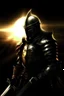 Placeholder: Dark fantasy, knight, sun