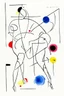 Placeholder: Reprezentare grafica moderna figurativa cu simboluri ,minimal art similar cu desenele lui Picasso , a unui desen facut de un autist , reprezentand un cal alergand , în stilul combinat acuarelei umede a lui Joan Miro si cu filigran lineart minimal a lui Jean Cocteau cu Paleta de culori impresionista cu culori putine si tari. Fond alb si linii color subtiri si paralele, cu umbre de lumina cu hasuri incrucisate