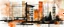 Placeholder: Create a slightly abstract illustration with technical bauhaus architectural drawings mixed with technical text, primarily in black, raw collage artwork, offwhite background color, garden and skies in watercolor strokes. rusty orange muted color shades