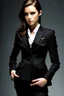 Placeholder: hot woman in black suit i said hot make her hotter