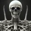 Placeholder: skeleton warrior full with flesh and blood in hr giger style, steam punk, realistic, made in octane, cinematic, ultra-realistic, extremely detailed octane rendering, 8K, VRAY Super Real ar 2:3, dof photorealistic futuristic 50mm lens hard lighting dark gray tintype photograph, realistic lighting, sepia color