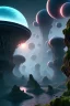 Placeholder: alien STRANGE WORLDS, 8k, finely detailed, photo realistic, ciudad luminosa