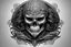 Placeholder: Logo skull, man hair , scissors, mask, cover face in 8k tattoo artist dynamic pose, oshare kei, hurufiyya, rtx, intricate details, highly detailed, high details, detailed portrait, masterpiece,ultra detailed, ultra quality