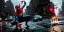 Placeholder: Spider-man remastered, deep colors in a dark setting background NewYork city, post-apocalyptic, great pose, magnificent, majestic, highly intricate, Realistic photography, incredibly detailed, ultra-high resolution, 8k, complex 3d render, cinema 4d.