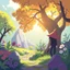 Placeholder: Modern animation style image, fantasy genre, "Garden of Practicality"