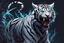 Placeholder: Venom in 8k solo leveling shadow artstyle, white tiger them, neon effect, full body, apocalypse, intricate details, highly detailed, high details, detailed portrait, masterpiece,ultra detailed, ultra quality