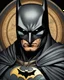 Placeholder: Batman, Leonardo Da Vinci style, digital art, colores contrastes, hiperdetallado, 8k