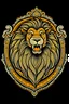 Placeholder: mythical creatures growling lion with armor Logo