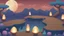 Placeholder: moonlight background for 2d platformer no front side only sky