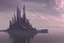 Placeholder: Cloudy day, distant city, ships, epic