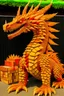 Placeholder: A Dragon made entirely of wood boxes