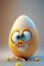 Placeholder: 3d egg character