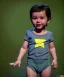 Placeholder: Pedro almodovar toddler, full body, dramatic lighting, hyper realistic