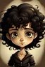 Placeholder: I am tall and strong, I have short black curly hair. I have two big eyes and a big nose, without ears or mouth. I run very fast.