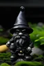 Placeholder: male deep gnome with coal-black skin.