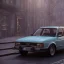 Placeholder: an old Audi a4 estate car ultra realistic,concept, 4k ,on street,8k resolution, high-quality, fine-detail, parked in crowded city winter