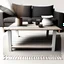 Placeholder: a picture for a webshop for a cozy nordic design coffee table in wood with a rustic feeling in neutral colors. The picture has a white background.