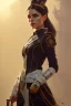 Placeholder: maid steampunk, daylight, leather uniform, higly-detailed, soft light atmosphere，8k, artgerm, derek zabrocki, greg rutkowski, hdr，light effect，