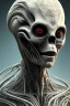 Placeholder: spider alien, head, evil, 8k, finely detailed, photo realistic, HR Giger style