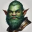 Placeholder: dnd, portrait of emerald dwarf