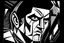 Placeholder: elvis style of pablo piccasso simple black and white