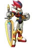 Placeholder: Megaman Zero Omega, Black and Silver Pallete