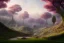 Placeholder: lush farmland outside a beautiful elven city made of white marble, anime, lush trees, a fantasy digital painting by greg rutkowski and james gurney, trending on artstation, highly detailed