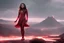 Placeholder: Wanda Maximoff, feiticeira escarlate usando traje vermelho de vestido, destruindo a realidade, governando o mundo, destruição, 4k render, dramático, cinematográfico, poderes destruindo tudo, expressão brava