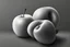 Placeholder: an apple, graphite drawing