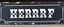 Placeholder: large and wide hand painted old western sign that reads: "SHERRIF" white on black with inset boarder stripe in white aged