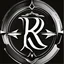 Placeholder: logo with the letter R end N, black and white