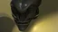 Placeholder: Alien head, hyperrealistic, grey