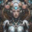 Placeholder: luxe glass robotic goddess, exquisite engraving, enchanted, delicate face, elegant, opal gears cyborg, luxury flowery suit🌷🌼🌿, highly detailed, digital painting, artstation, asymmetrical, concept art, smooth, sharp focus, 8k , trending on artstation, sharp focus, studio photo, intricate details, highly detailed, by greg rutkowski