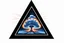 Placeholder: a nuclear explosion cloud, behind an orange glowing omega like shape, all inside an equilateral triangle like a doorway to a different world, radiant lines, digital painting