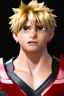 Placeholder: Detailed anime portrait of bakugo from my hero academia, gold hair and golden eyes, black suit, intricate details, full body portrait, keep head in frame, slight smile, black Japanese motif, concept art, highly detailed, digital painting, concept art, sharp focus, illustration, art by Yoji Shinkawa, WLOP and greg rutkowski and alphonse mucha and artgerm and yanjun Chen and Junji ito and Makoto Shinkai, HDR, octane render