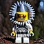 Placeholder: picture of a lego minifigure Yeti-Cyborg, (2020), professional photograph, clever, best selling