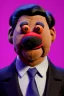 Placeholder: Waist up muppet Portrait, Xi Jinping as muppet doll, black suit and red tie, photo studio, blue background, unreal engine 5, concept art, art station, god lights, ray tracing, RTX, lumen lighting, ultra detail, volumetric lighting, 3d.