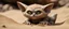 Placeholder: bugbear alien gremlin sand cat in burrow