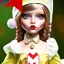 Placeholder: elf as dollie deluxe, bright eyes, playing card