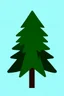Placeholder: simplified pine tree, flat vector clipart