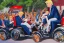 Placeholder: Painting, donald trump riding a tricycle