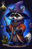 Placeholder: deadly Raccoon wizard