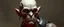 Placeholder: bald cyber punk alien orc