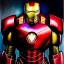 Placeholder: fullbody portrait in oil on canvas of rusted metal of ironman with hulkbuster armor, Marvel , luxurious , ominous, intense stare, masterpiece, realistic, intricate detail, sci-fi fantasy style, volumetric lighting, particles, highly detailed ,cinematic , deep colours,8k, by Kaare Andrews and caravaggio and simon Bisley.