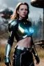 Placeholder: ultrarealistic, dynamic, concept art, strikingly beautiful (18 year old girl:1.2),_skimpy lost in space armor_, Hair (long ginger:1.1), Face (freckles:1.2), body, medium breasts (light cleavage:1.2), tracing, ambient light, highres, (hyperrealistic:1.2), (perfect face:1.1), intricate (high detail:1.1) body, beautiful detailed eyes (emerald:1.3), _camera_, _pose_, plump lips ,sci-fi theme, Model hash: ddc3021b