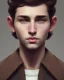 Placeholder:  boy, cute, young, brown hair, brown eyes, medium hair, head and shoulders portrait, head and shoulders portrait, 8k resolution concept art portrait by Greg Rutkowski,